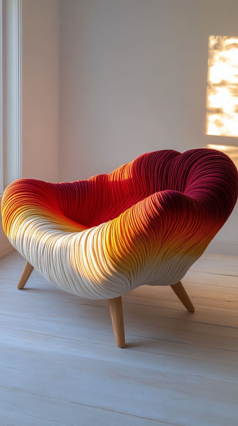 Curved Armchair
